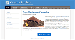 Desktop Screenshot of goyalka.com