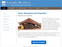 Tablet Screenshot of goyalka.com